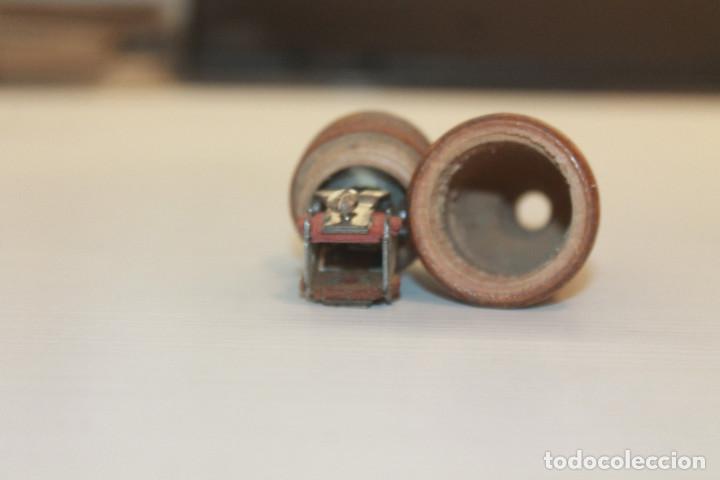 Antig&uuml;edades: PERA DE MADERA, 9 CM DE LARGO, 3 CM DE ANCHO - Foto 3