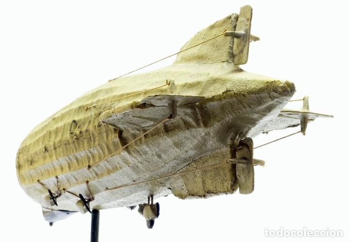 Antigüedades: 1930/1940 Muy rara Maqueta / Modelo del Graf Zeppelin hecha en tela y metal - 60cm. - Foto 7 - 273269803