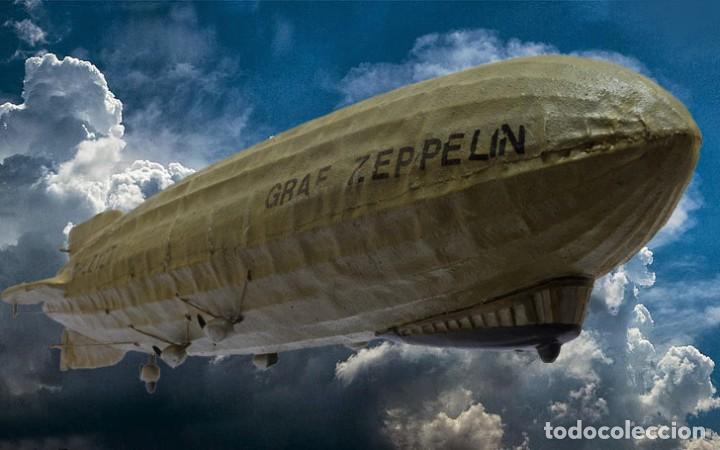 Antigüedades: 1930/1940 Muy rara Maqueta / Modelo del Graf Zeppelin hecha en tela y metal - 60cm. - Foto 12 - 273269803