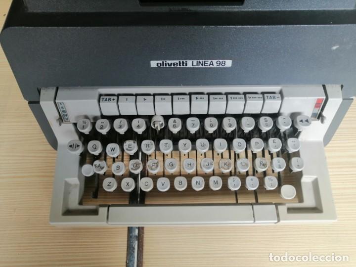 Antig&uuml;edades: MAQUINA ESCRIBIR OLIVETTI LINEA 98 - Foto 2