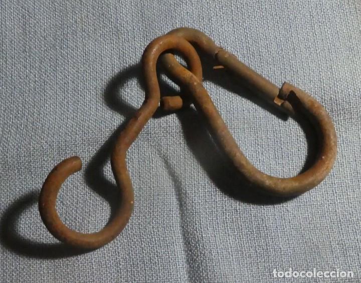 Antig&uuml;edades: MOSQUETON DE HIERRO CON GANCHO - Foto 3