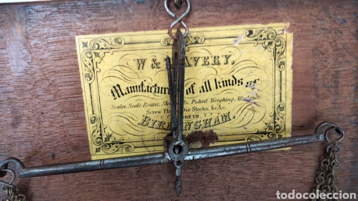 Antig&uuml;edades: ANTIGUA PEQUE&Ntilde;A BALANZA - Foto 4