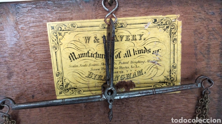 Antig&uuml;edades: ANTIGUA PEQUE&Ntilde;A BALANZA - Foto 8