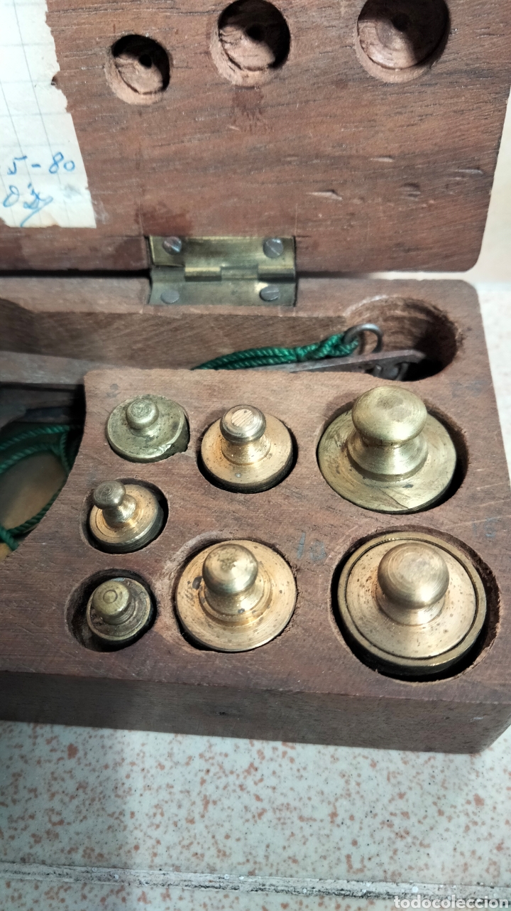 Antig&uuml;edades: PEQUE&Ntilde;A BALANZA DE COLECCION - Foto 3