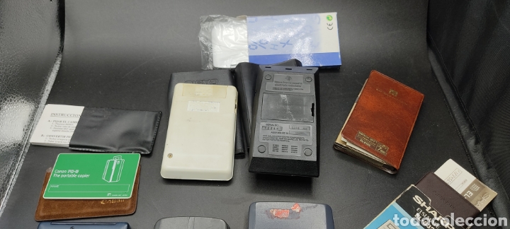 Antig&uuml;edades: Lote 12 calculadoras Canon, Casio, Sharp, Texas instruments , etc. - Foto 10