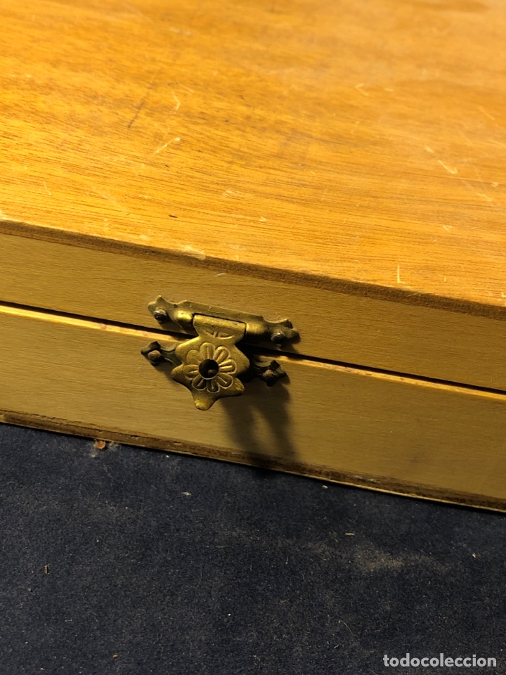 Antig&uuml;edades: Caja para tampones estampacion - Foto 2
