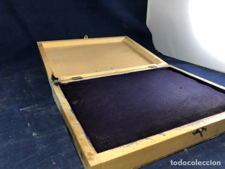 Antig&uuml;edades: Caja para tampones estampacion - Foto 4