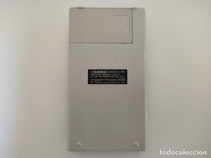 Antig&uuml;edades: CALCULADORA CASIO memory-8A CD-813 FUNCIONA, DE LOS A&Ntilde;OS 70, ELECTRONIC CALCULATOR - Foto 3