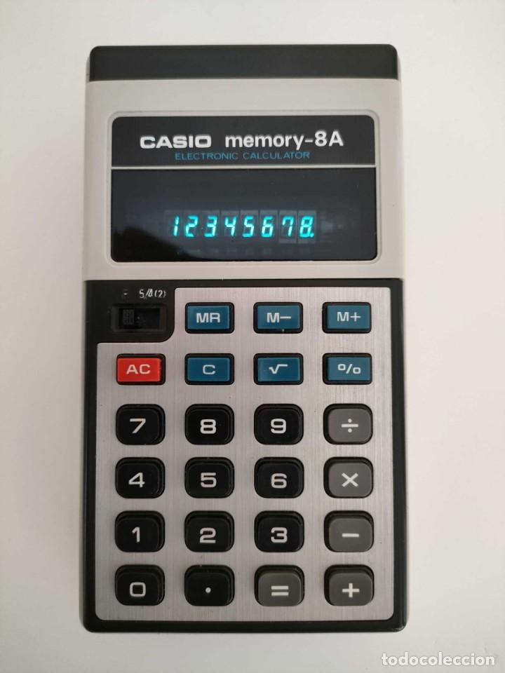Antig&uuml;edades: CALCULADORA CASIO memory-8A CD-813 FUNCIONA, DE LOS A&Ntilde;OS 70, ELECTRONIC CALCULATOR - Foto 14
