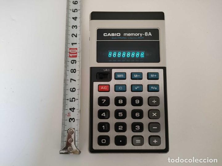Antig&uuml;edades: CALCULADORA CASIO memory-8A CD-813 FUNCIONA, DE LOS A&Ntilde;OS 70, ELECTRONIC CALCULATOR - Foto 27