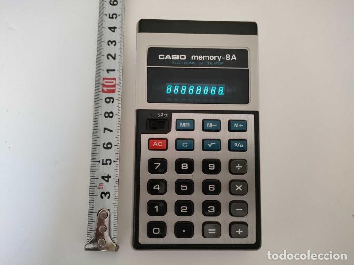 Antig&uuml;edades: CALCULADORA CASIO memory-8A CD-813 FUNCIONA, DE LOS A&Ntilde;OS 70, ELECTRONIC CALCULATOR - Foto 28