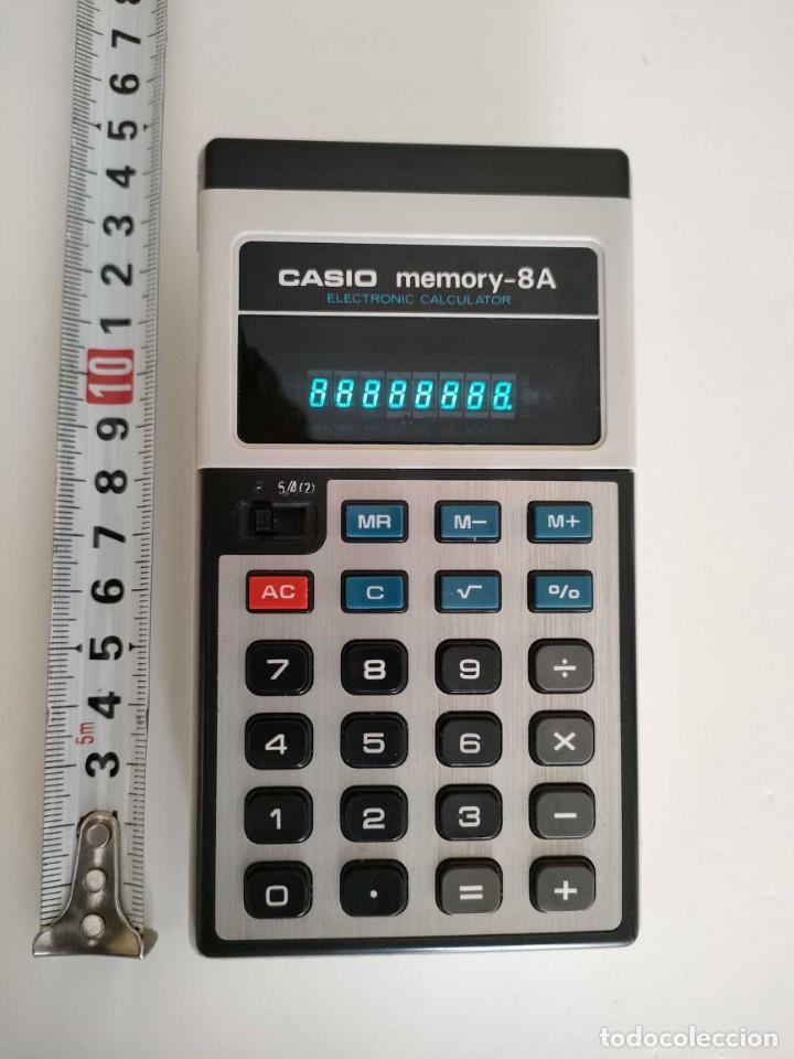 Antig&uuml;edades: CALCULADORA CASIO memory-8A CD-813 FUNCIONA, DE LOS A&Ntilde;OS 70, ELECTRONIC CALCULATOR - Foto 29
