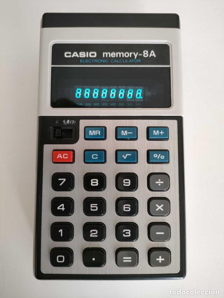 Antig&uuml;edades: CALCULADORA CASIO memory-8A CD-813 FUNCIONA, DE LOS A&Ntilde;OS 70, ELECTRONIC CALCULATOR - Foto 33