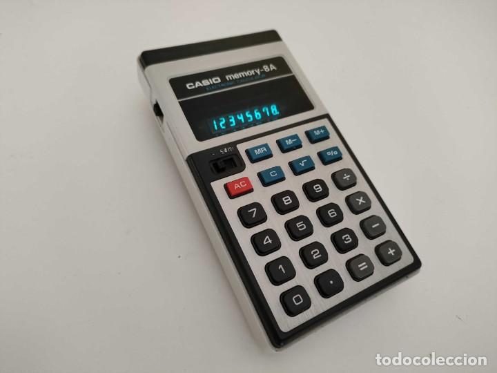Antig&uuml;edades: CALCULADORA CASIO memory-8A CD-813 FUNCIONA, DE LOS A&Ntilde;OS 70, ELECTRONIC CALCULATOR - Foto 47