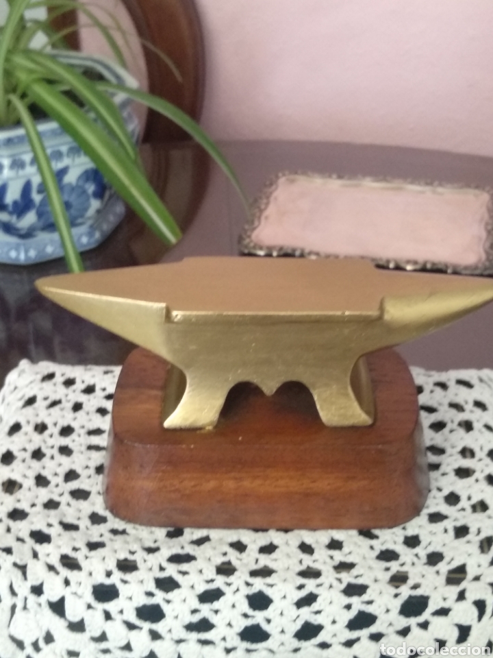 Antig&uuml;edades: ANTIGUO YUNQUE DE BRONCE DE RELOJERO - Foto 3