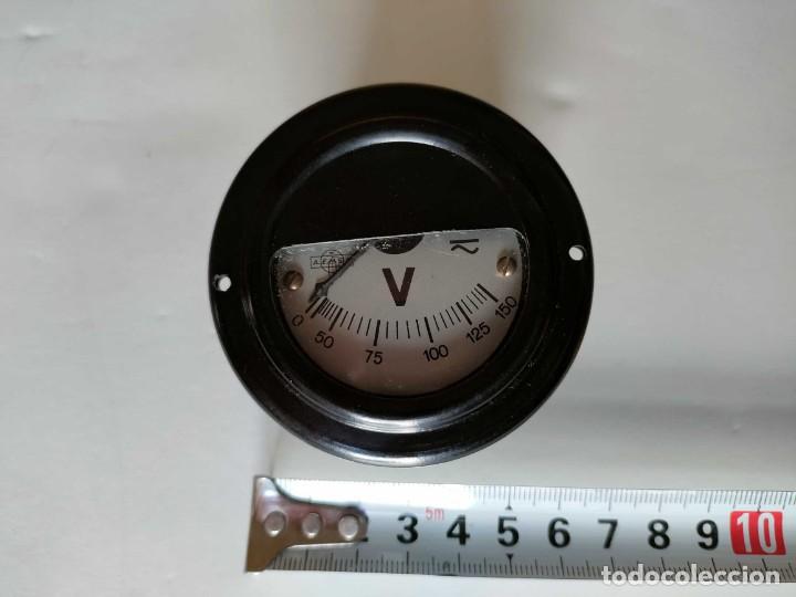 Antig&uuml;edades: AEMSA VOLTIMETRO ANTIGUO, FUNCIONA. ANTIQUE VOLTMETER - Foto 10