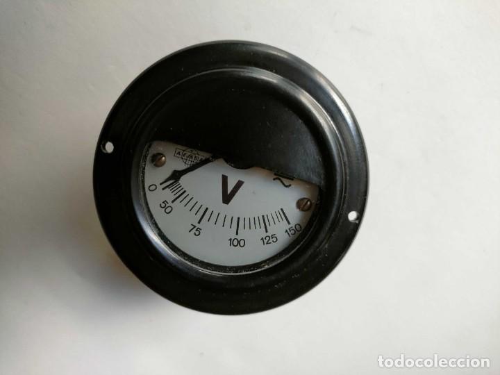 Antig&uuml;edades: AEMSA VOLTIMETRO ANTIGUO, FUNCIONA. ANTIQUE VOLTMETER - Foto 13
