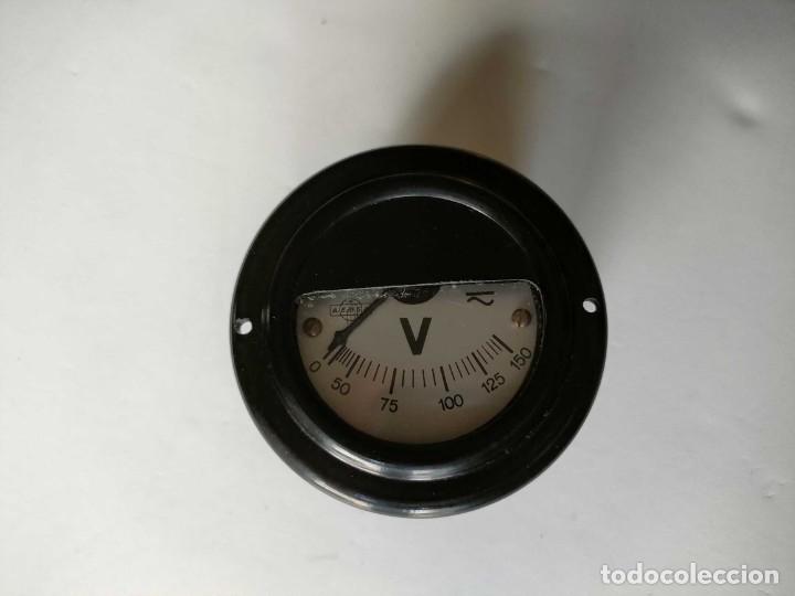 Antig&uuml;edades: AEMSA VOLTIMETRO ANTIGUO, FUNCIONA. ANTIQUE VOLTMETER - Foto 14