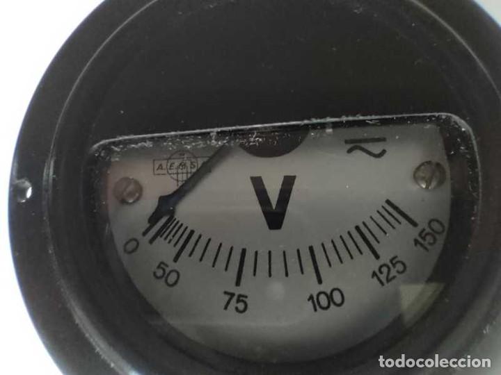 Antig&uuml;edades: AEMSA VOLTIMETRO ANTIGUO, FUNCIONA. ANTIQUE VOLTMETER - Foto 15