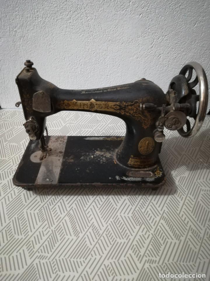 Antig&uuml;edades: Maquina de coser Singer.Modelo de 1916 - Foto 2
