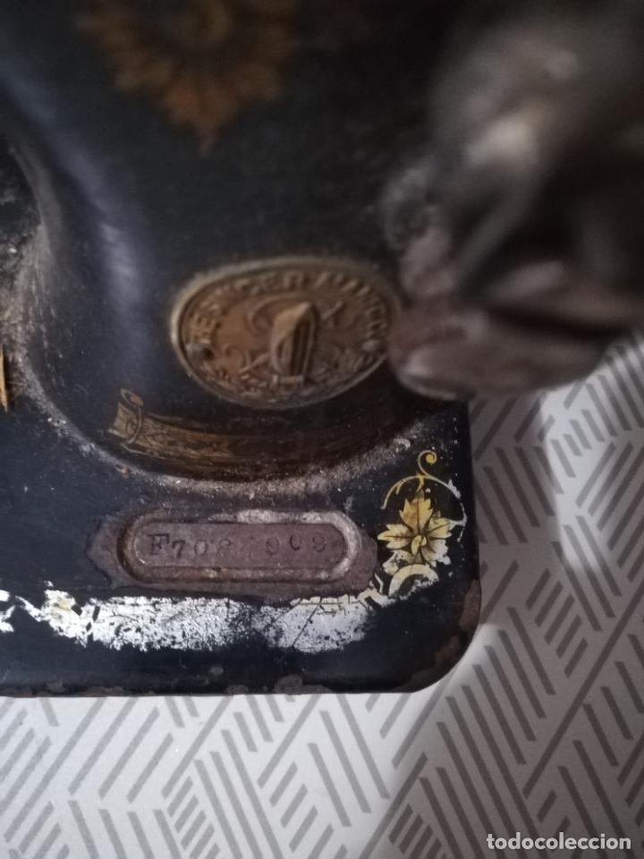 Antig&uuml;edades: Maquina de coser Singer.Modelo de 1916 - Foto 3