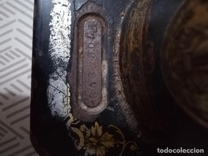 Antig&uuml;edades: Maquina de coser Singer.Modelo de 1916 - Foto 7