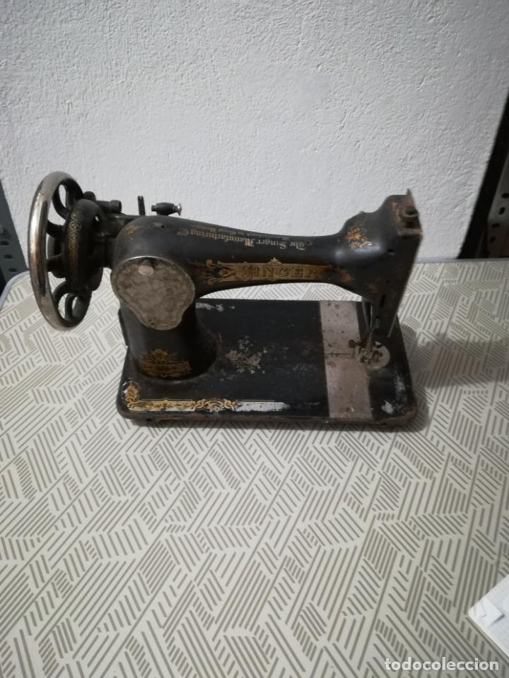 Antig&uuml;edades: Maquina de coser Singer.Modelo de 1916 - Foto 9