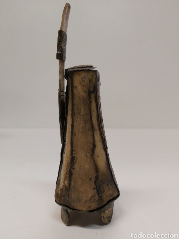 Antig&uuml;edades: Antigua Pluma tintero hueso - Foto 4