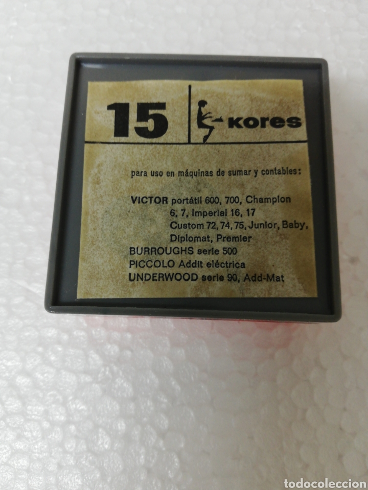 Antig&uuml;edades: Dos cajas de cinta Kores Dactylo. - Foto 2