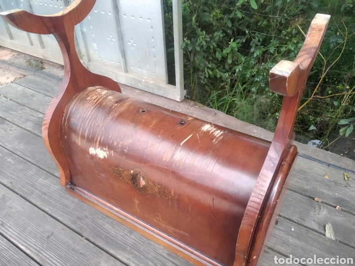 Antig&uuml;edades: TAPA MAQUINA COSER SINGER. - Foto 7