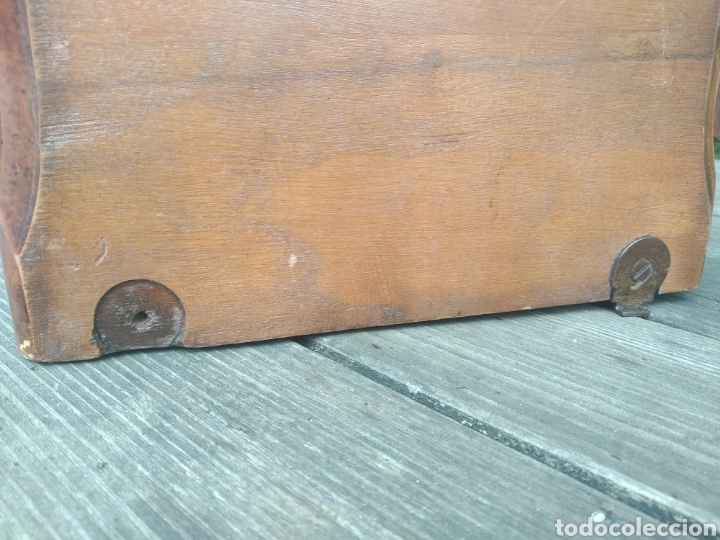 Antig&uuml;edades: TAPA MAQUINA COSER SINGER. - Foto 9