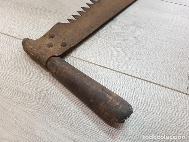 Antig&uuml;edades: Antigua sierra para talar. - Foto 3