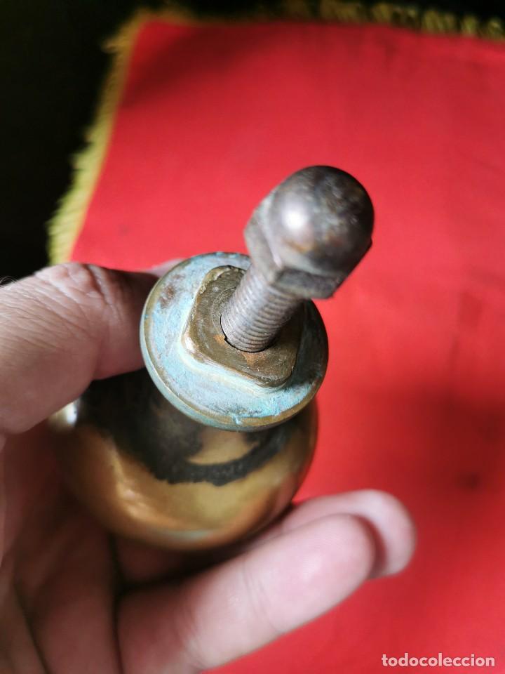 Antigüedades: pomo de bronce antiguo, de puerta. Principios siglo XX. - Foto 3 - 95345003