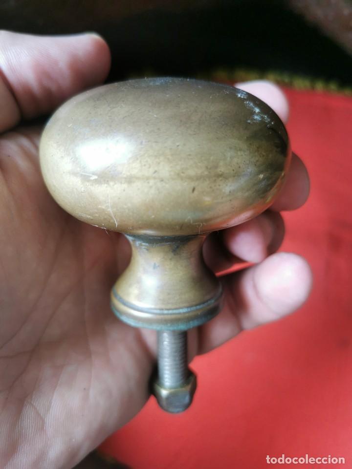 Antigüedades: pomo de bronce antiguo, de puerta. Principios siglo XX. - Foto 1 - 95345003