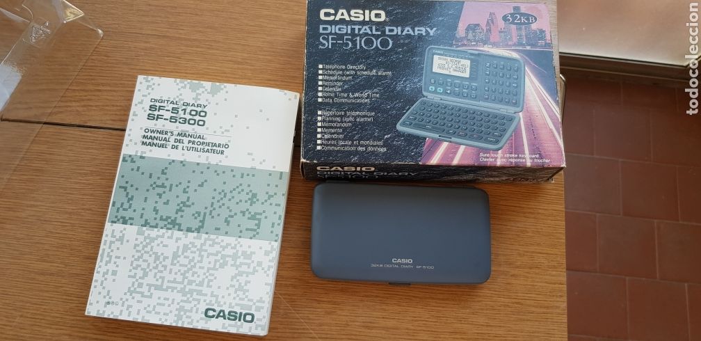 Antig&uuml;edades: Calculadora digital diary Casio SF-5100 - Foto 4