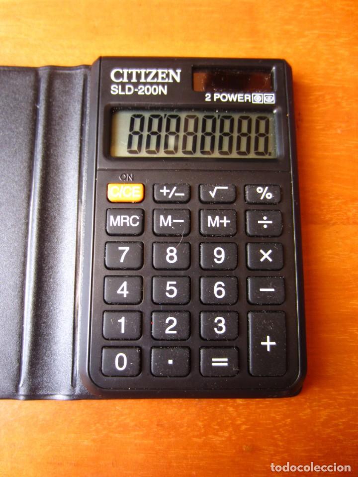 Antig&uuml;edades: Calculadora Bolsillo Citizen SLD-200N - Foto 3