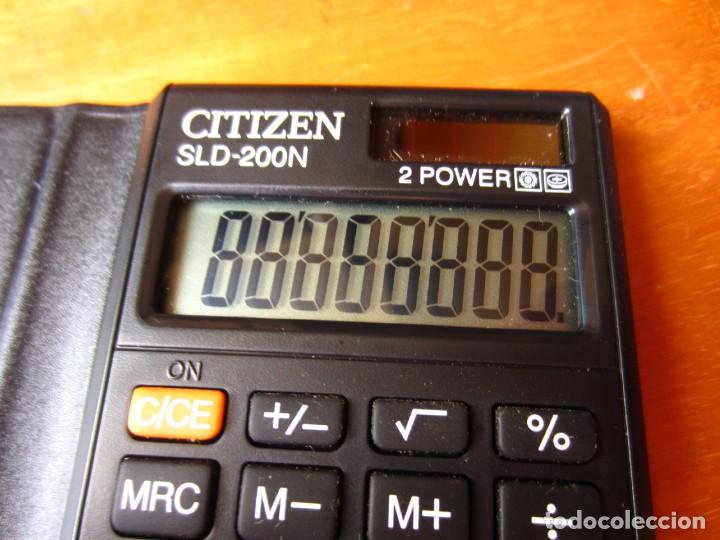 Antig&uuml;edades: Calculadora Bolsillo Citizen SLD-200N - Foto 8