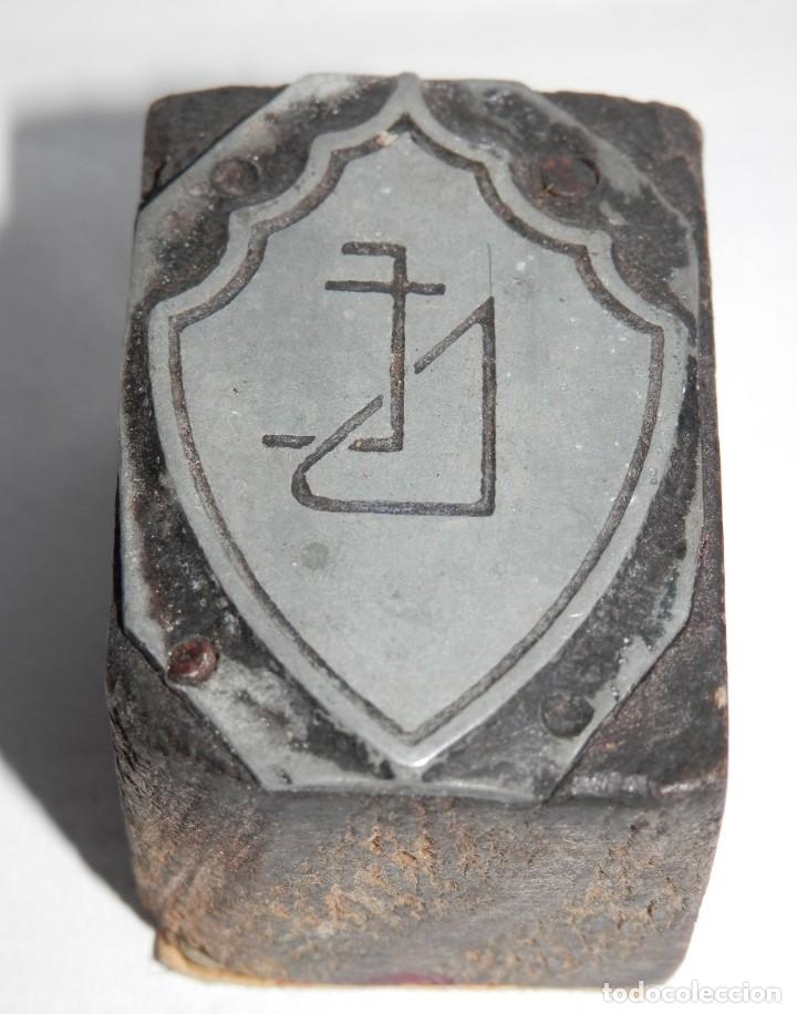 Antig&uuml;edades: ANTIGUO TAMP&Oacute;N, TROQUEL O PLACA DE IMPRENTA - Foto 1