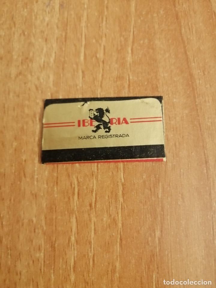 Antig&uuml;edades: HOJA DE AFEITAR IBERIA EXTRA DE LUJO 0,08 MM - Foto 2