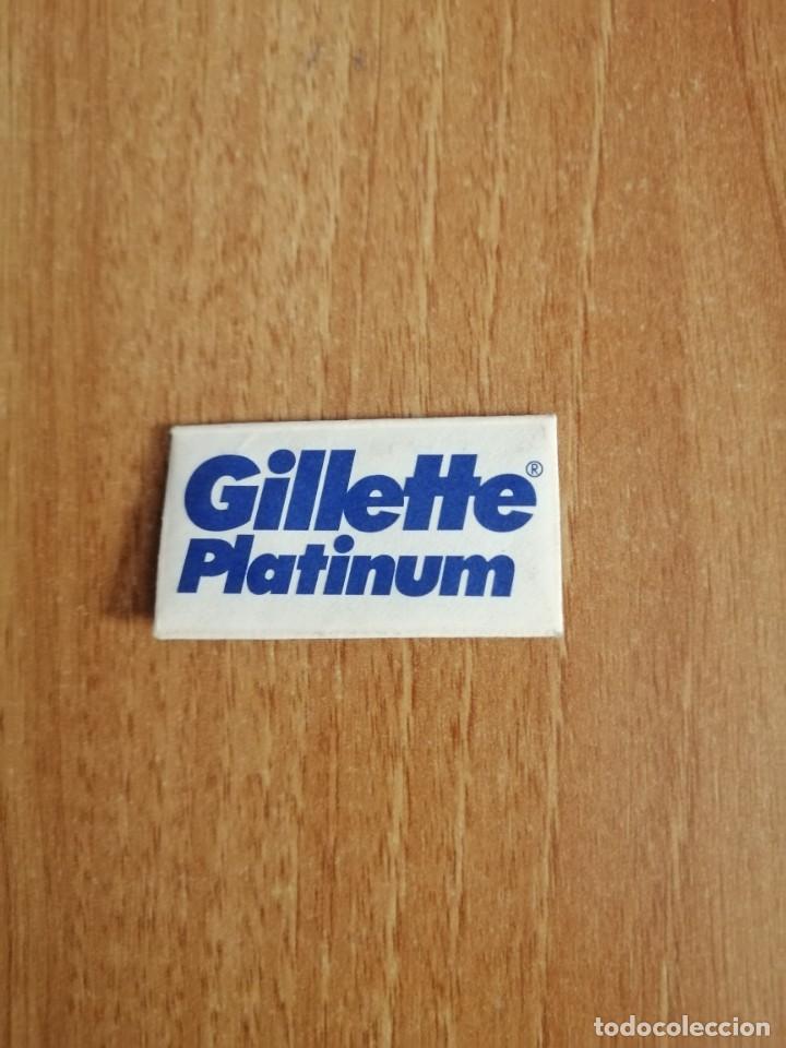Antig&uuml;edades: HOJA DE AFEITAR GILLETTE PLATINUM - Foto 1
