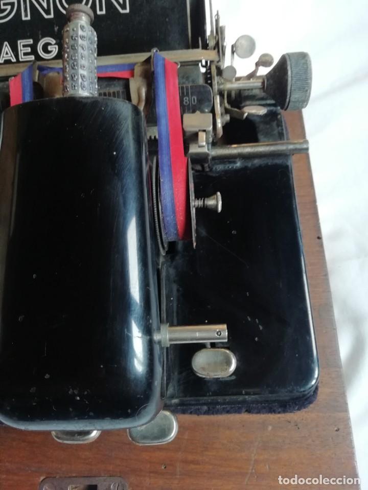 Antig&uuml;edades: Maquina de escribir AEG Mignon - Foto 4