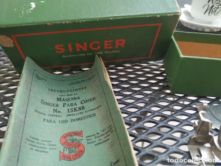 Antig&uuml;edades: Singer instrucciones, piezas recambio - Foto 4