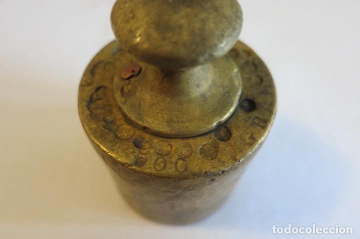 Antig&uuml;edades: pesa de 500 GRAMOS 1920 - Foto 5