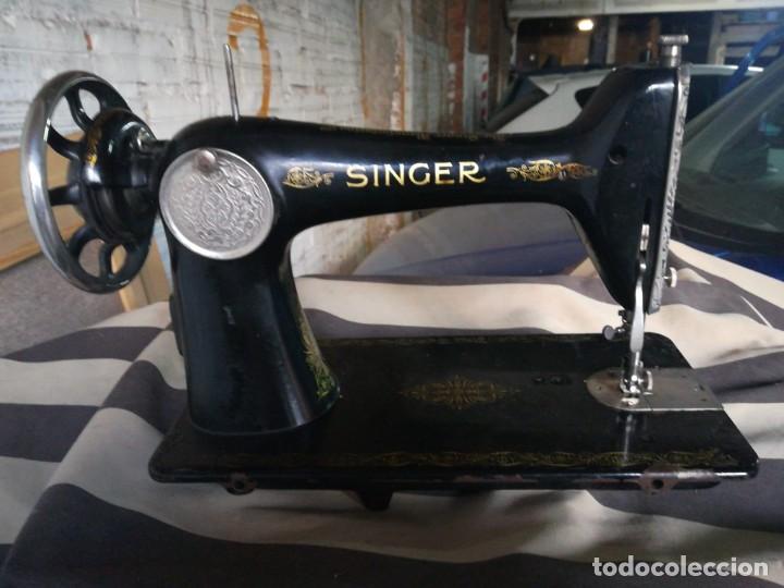 MAQUINA DE COSER SINGER (Antigüedades - Técnicas - Máquinas de Coser Antiguas - Singer)
