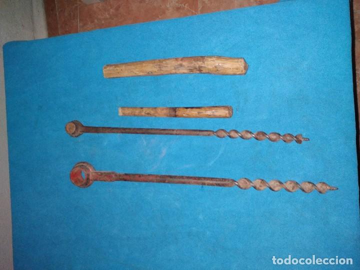 Antig&uuml;edades: barrenas de madera muy antiguas-2 - Foto 2