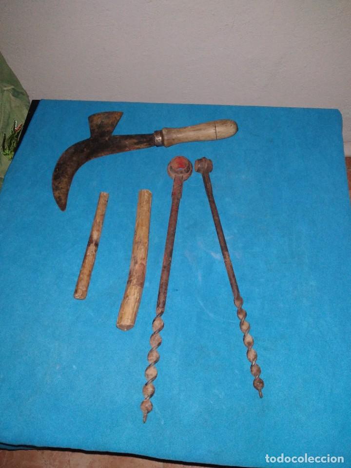 Antig&uuml;edades: barrenas de madera muy antiguas-2 - Foto 4