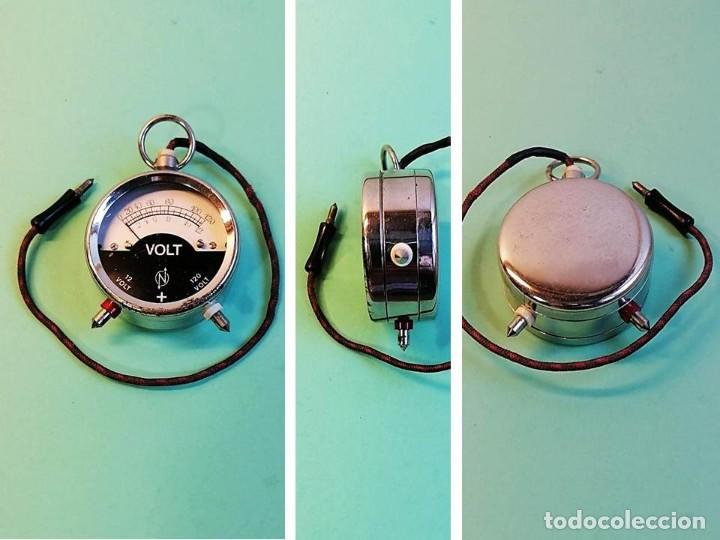 Antig&uuml;edades: VOLT&Iacute;METRO DE BOLSILLO CON ESTUCHE VBE2 - Foto 3