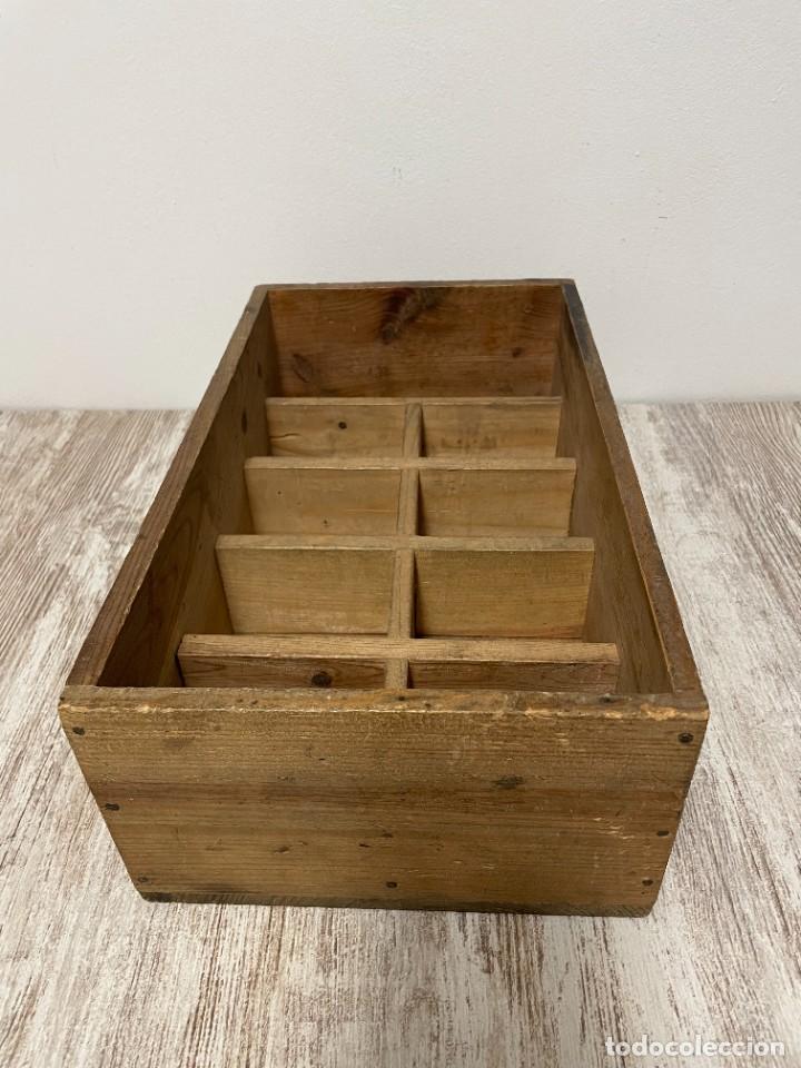 Antig&uuml;edades: CAJA O CAJON DE CARPINTERO PARA CLAVOS - Foto 4