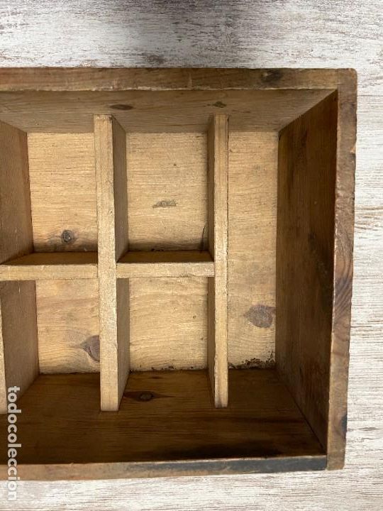 Antig&uuml;edades: CAJA O CAJON DE CARPINTERO PARA CLAVOS - Foto 11