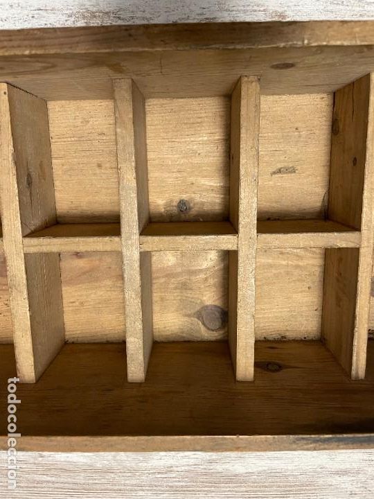 Antig&uuml;edades: CAJA O CAJON DE CARPINTERO PARA CLAVOS - Foto 12
